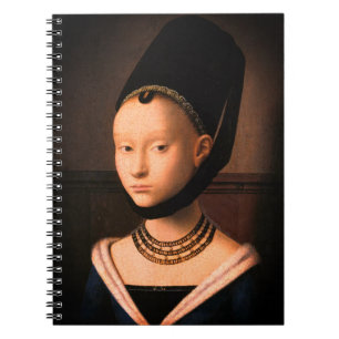 Portrait of a Young Woman (by Petrus Christus) Notebook