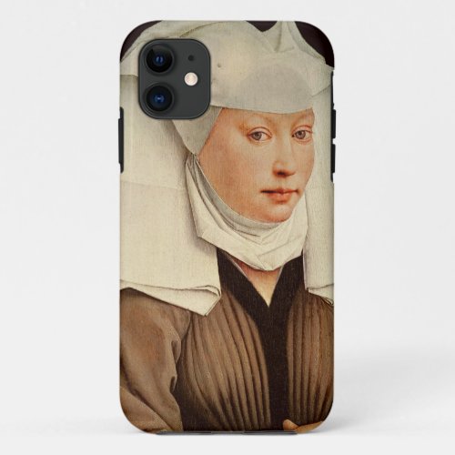 Portrait of a Young Woman in a Pinned Hat c1435 iPhone 11 Case