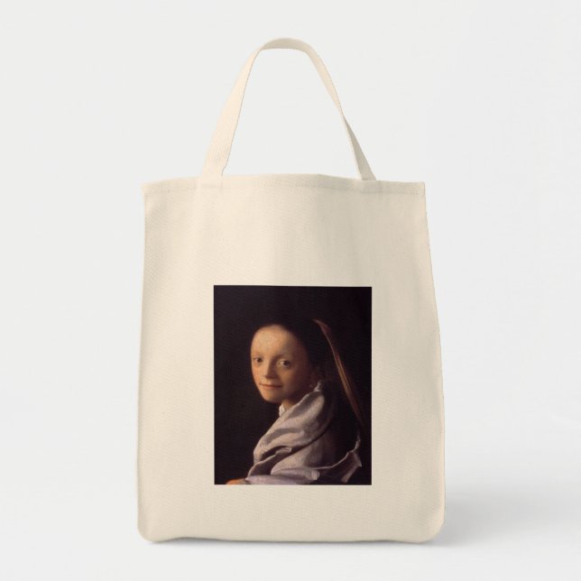 Portrait of a Young Woman Tote Bag (Front)