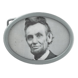 Portrait of Abe Lincoln 1 Belt Buckle