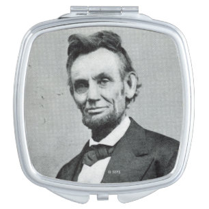 Portrait of Abe Lincoln 1 Compact Mirror