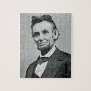 Portrait of Abe Lincoln 1 Jigsaw Puzzle