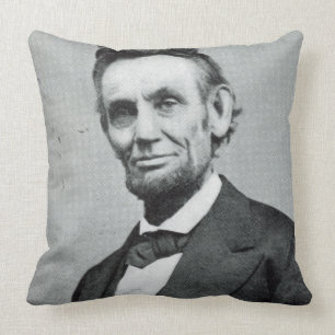 Portrait of Abe Lincoln 1 Throw Pillow