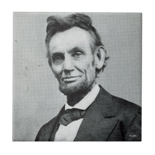 Portrait of Abe Lincoln 1 Tile