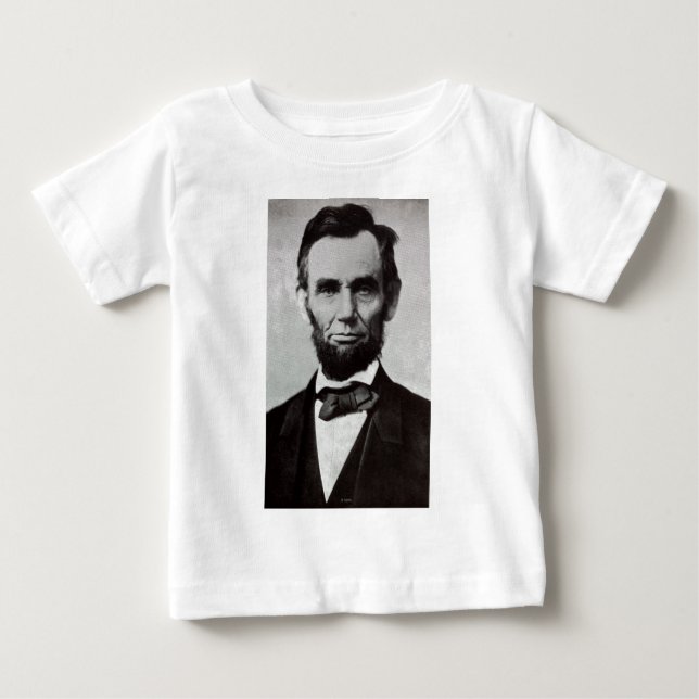 Portrait of Abe Lincoln 2 Baby T-Shirt (Front)