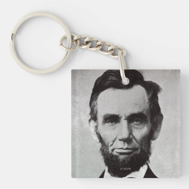 Portrait of Abe Lincoln 2 Keychain (Front)