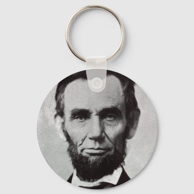 Portrait of Abe Lincoln 2 Keychain (Front)