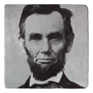 Portrait of Abe Lincoln 2 Trivet