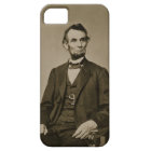 Portrait of Abraham Lincoln (1809-65) (b/w photo)