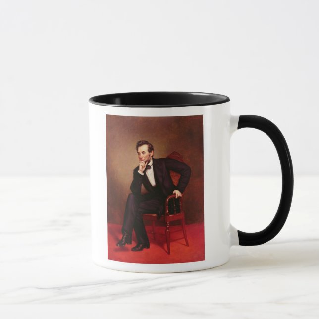 Portrait of Abraham Lincoln Mug (Right)