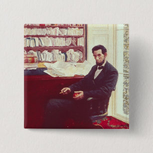 Portrait of Abraham Lincoln Pinback Button
