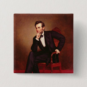 Portrait of Abraham Lincoln Pinback Button