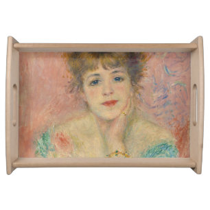 Portrait of Actress Jeanne Samary, Auguste Renoir Serving Tray