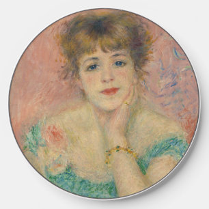 Portrait of Actress Jeanne Samary, Auguste Renoir Wireless Charger