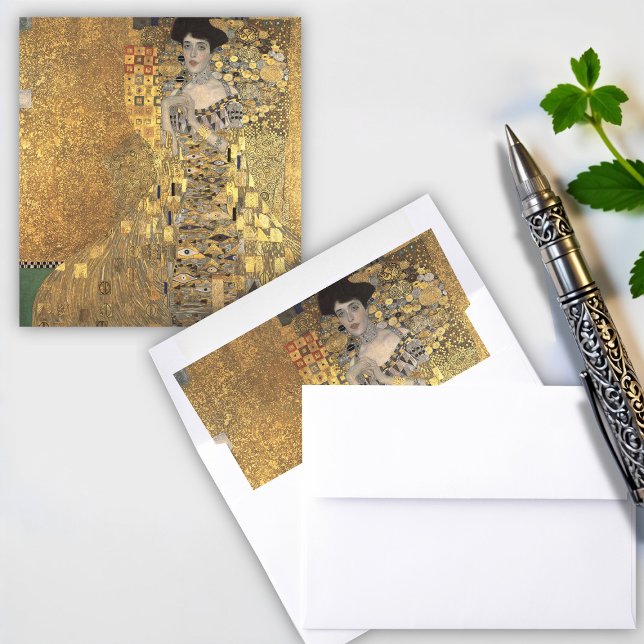 Portrait of Adele Bloch-Bauer 1, Klimt Art  Envelope Liner (Creator Uploaded)