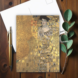 Portrait of Adele Bloch-Bauer 1, Klimt Art Postcard