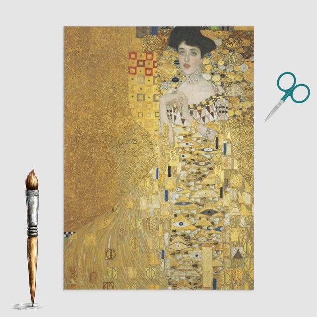 Portrait of Adele Bloch-Bauer by Gustav Klimt Tissue Paper (Creator Uploaded)