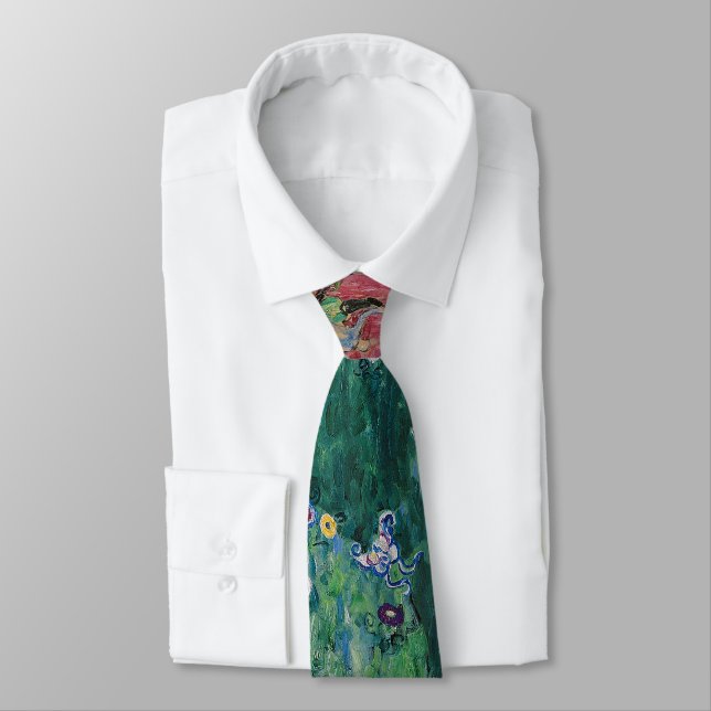 Portrait of Adele Bloch Bauer, Gustav Klimt Neck Tie (Tied)