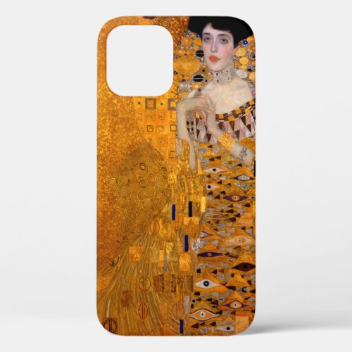 Portrait of Adele Bloch_Bauer I 1907 by Klimt iPhone 12 Case