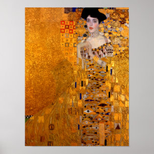 Portrait of Adele Bloch-Bauer I, 1907 by Klimt Poster