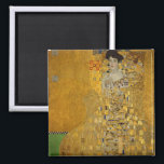 Portrait of Adele Bloch-Bauer I by Gustav Klimt Magnet<br><div class="desc">Portrait of Adele Bloch-Bauer I (1903-1907) by Gustav Klimt is a vintage Victorian Era Symbolism fine art portrait painting. Portrait of Adele Bloch-Bauer I is also known as The Lady in Gold or the Woman in Gold. The portrait shows Adele Bloch-Bauer sitting on a golden chair in front of a...</div>