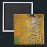 Portrait of Adele Bloch-Bauer I by Gustav Klimt Magnet<br><div class="desc">Portrait of Adele Bloch-Bauer I (1903-1907) by Gustav Klimt is a vintage Victorian Era Symbolism fine art portrait painting. Portrait of Adele Bloch-Bauer I is also known as The Lady in Gold or the Woman in Gold. The portrait shows Adele Bloch-Bauer sitting on a golden chair in front of a...</div>