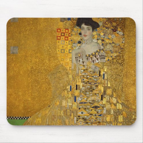Portrait of Adele Bloch_Bauer I by Gustav Klimt Mouse Pad