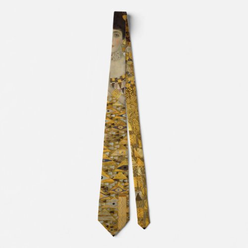 Portrait of Adele Bloch_Bauer I by Gustav Klimt Neck Tie