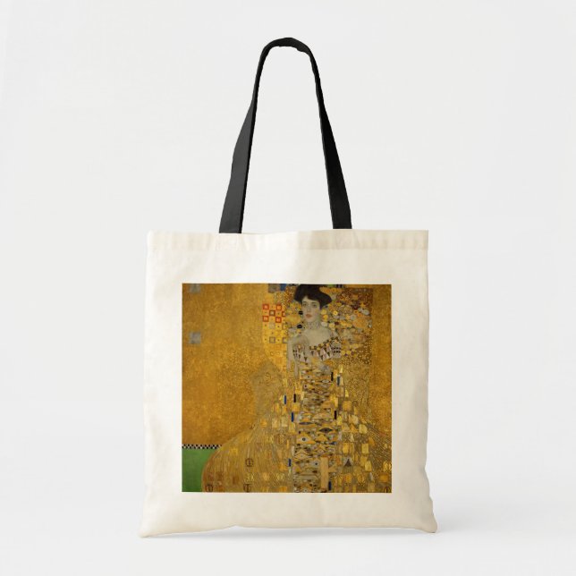Portrait of Adele Bloch-Bauer I by Gustav Klimt Tote Bag (Front)