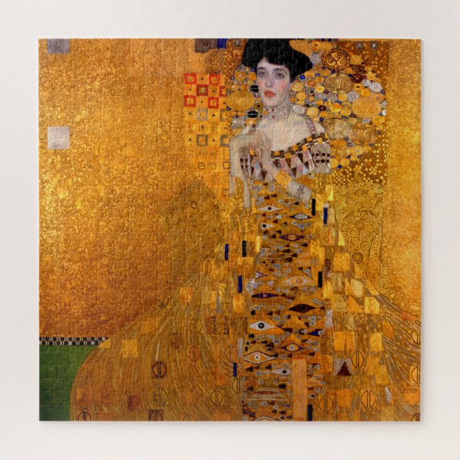 Portrait of Adele Bloch-Bauer I by Klimt Jigsaw Puzzle (Vertical)