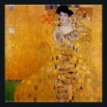 Portrait of Adele Bloch-Bauer I - Gustav Klimt Poster<br><div class="desc">Portrait of Adele Bloch-Bauer I is a painting by Gustav Klimt, completed between 1903 and 1907. The portrait was commissioned by the sitter's husband, Ferdinand Bloch-Bauer, a Jewish banker and sugar producer. The painting is decorated in a style influenced by the contemporary Art Nouveau style and the organic forms of...</div>