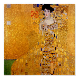 Portrait of Adele Bloch-Bauer I - Gustav Klimt Poster