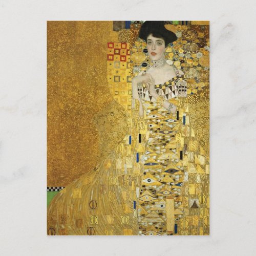 Portrait of Adele Bloch_Bauer I Klimt Postcard