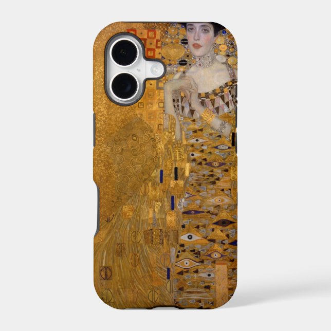 Portrait of Adele Bloch Bauer Iphone Case (Back)