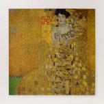 PORTRAIT OF ADELE - GUSTAV KLIMT JIGSAW PUZZLE<br><div class="desc">One of the more famous works of the famous Austrian artist Gustav Klimt.  For more fine art painting puzzle options,  see the SalvageScapes collection VINTAGE & ANTIQUE ART PUZZLES</div>