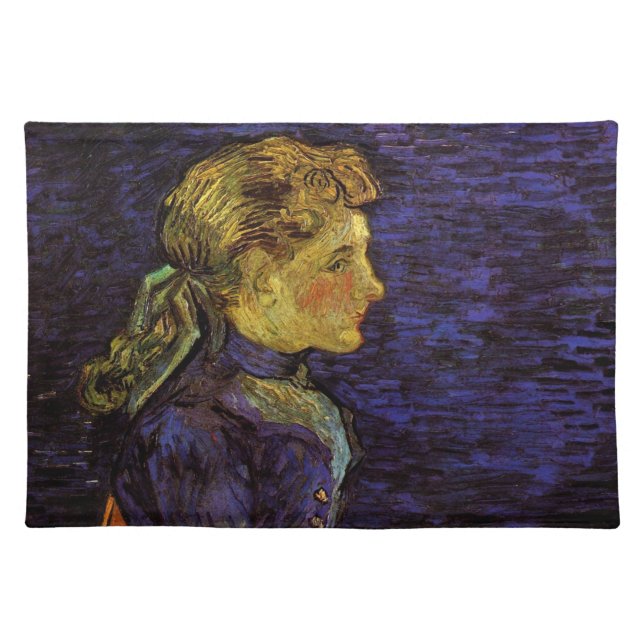 Portrait of Adeline Ravoux by Vincent van Gogh Cloth Placemat (Front)