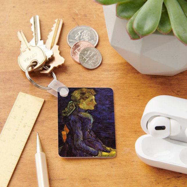 Portrait of Adeline Ravoux by Vincent van Gogh Keychain (Desk)