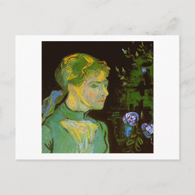 Portrait of Adeline Ravoux Van Gogh Fine Art Postcard (Front)
