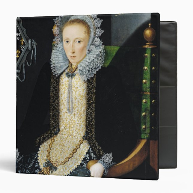 Portrait of Adriana van Nesse, 1611 Binder (Front/Inside)