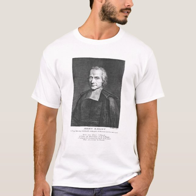 Portrait of Adrien Baillet T-Shirt (Front)