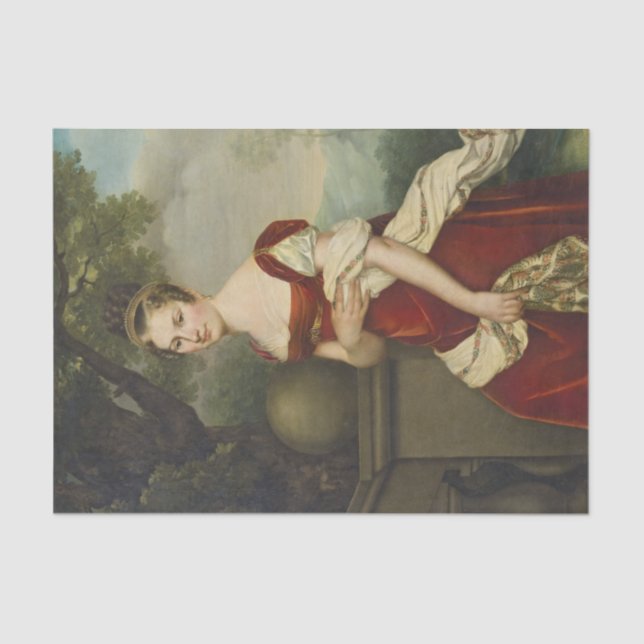 Portrait of Aglaé-Constance Boudard by Romany Tissue Paper (Front)