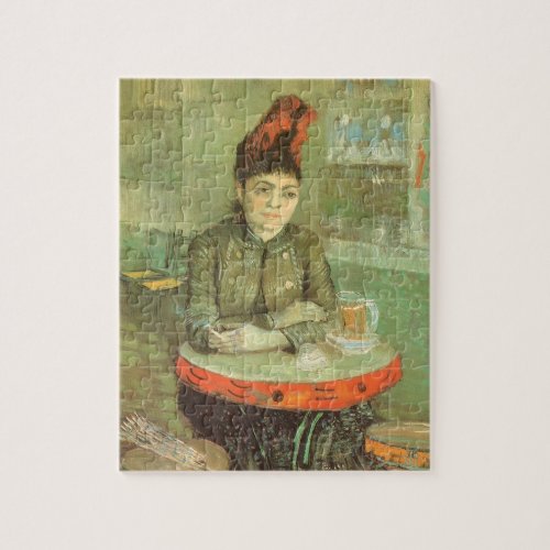 Portrait of Agostina Segatori by Vincent van Gogh Jigsaw Puzzle