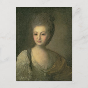 Portrait of Aleksandra P. Struyskaya 1772 Postcard