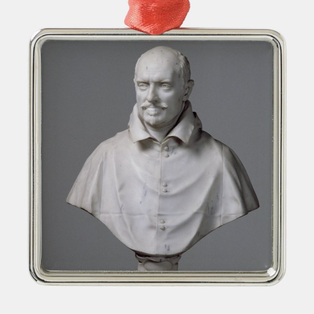 Portrait of Alessandro Metal Ornament (Front)