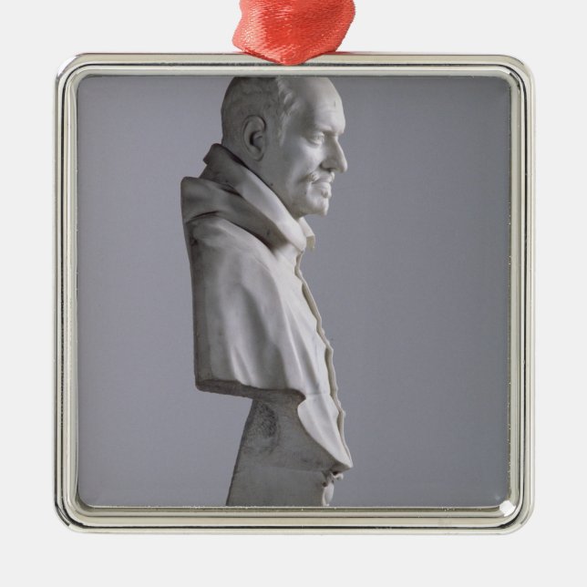 Portrait of Alessandro Metal Ornament (Front)