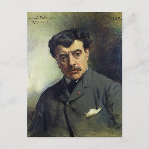 Portrait of Alexander Falguiere  1887 Postcard