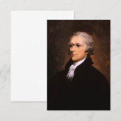 Portrait of Alexander Hamilton by John Trumbull (Front/Back)