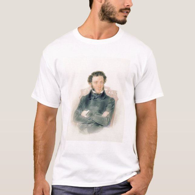 Portrait of Alexander Pushkin  1836 T-Shirt (Front)