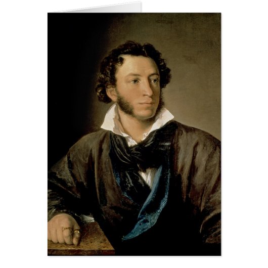 Portrait of Alexander Pushkin Cards (Front)