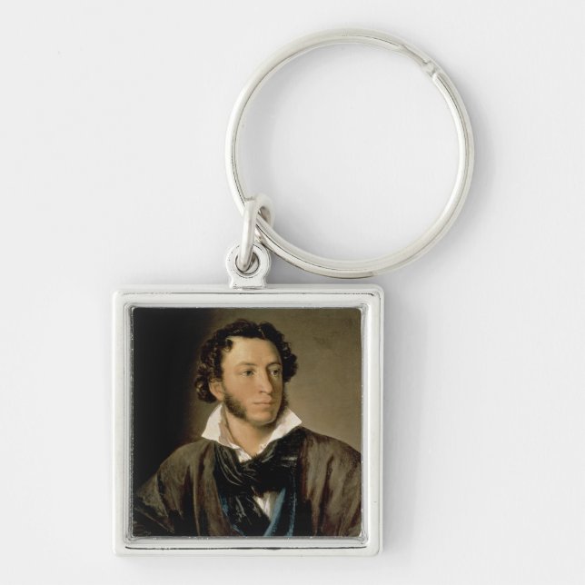 Portrait of Alexander Pushkin Keychain (Front)